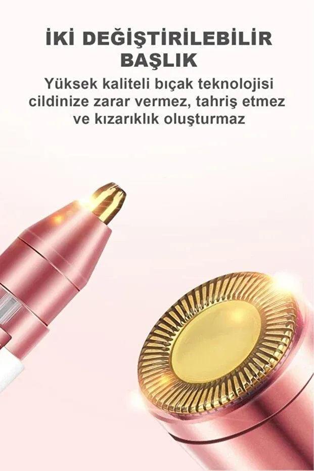 Velisse Blawless™ 2'si 1 Arada Yüz Tüy Epilatörü